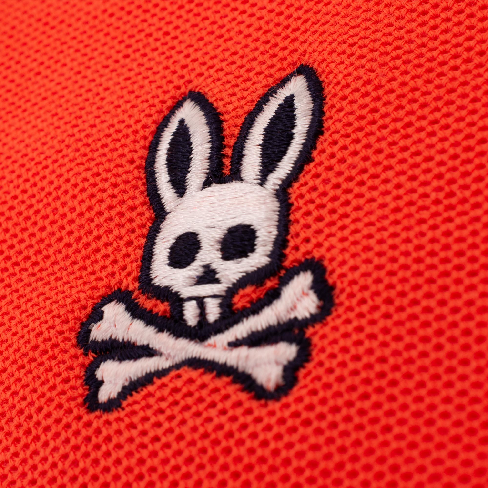 Psycho Bunny Stirling Pique Polo Shirt Hot Coral